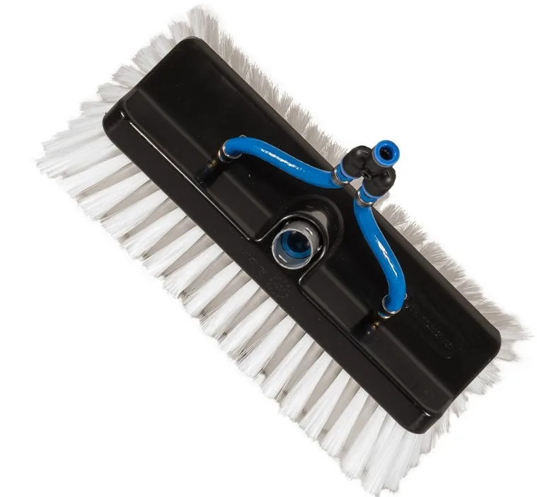 QLEEN schuine wasborstel + aluminium gewricht