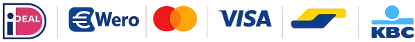 Betaalmethoden: iDEAL, Wero, Mastercard, Visa, Bancontact, KBC